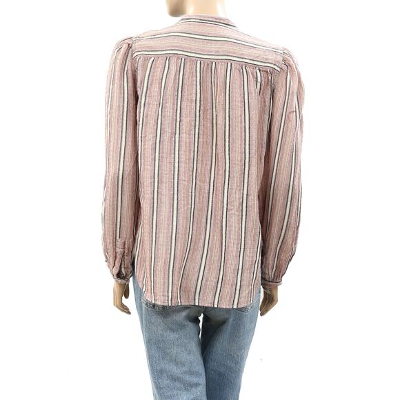 Zadig & Voltaire Teda Raye Brod Shirt Blouse Top Floral Embroidered S NEW 283525 - Picture 7 of 8